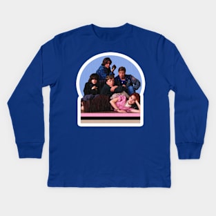 The Breakfast Club, for a Brain, an Athlete, a Basket Case, a Princess, and a Criminal Kids Long Sleeve T-Shirt